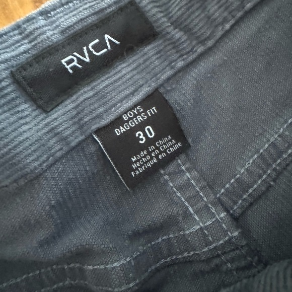 RVCA dagger’s corduroy pants men’s 30 - Picture 3 of 5
